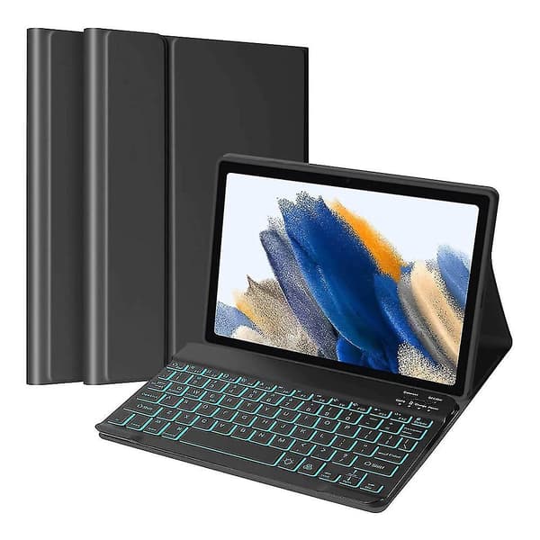 Etui med baggrundsbelyst tastatur til Samsung Galaxy Tab A7 Lite 8.7 tommer 2021