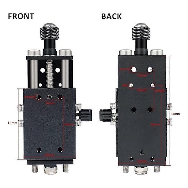Z-axel Höjdjusterare, Z-axel Lyft Fokus Kontroll Set Kompatibel med TTS 25 TTS 55 TT-5.5S Gravör, Modul Li-Perfet