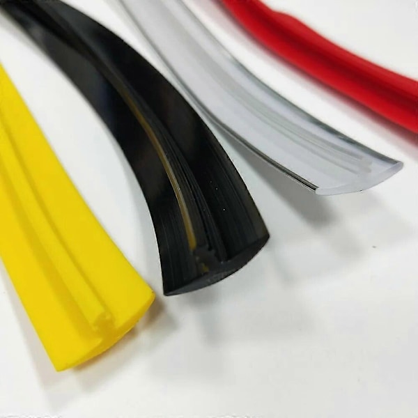 32,8 jalkaa 10 m pituus 16 mm / 19 mm leveys muovinen T-lista T-muotoilu yhteensopiva Arcade MAME -pelikonekaapin kanssa kromi/musta - Täydellinen 19mm yellow 10m