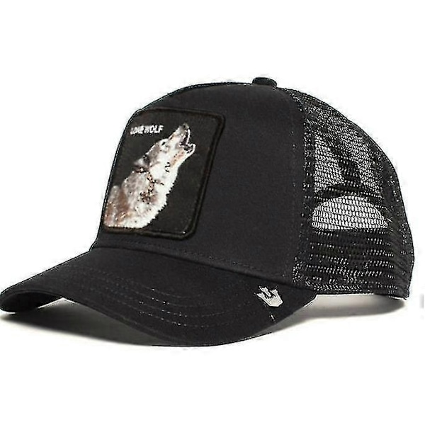 Mesh Trucker Hat - Perfet Jackal Black