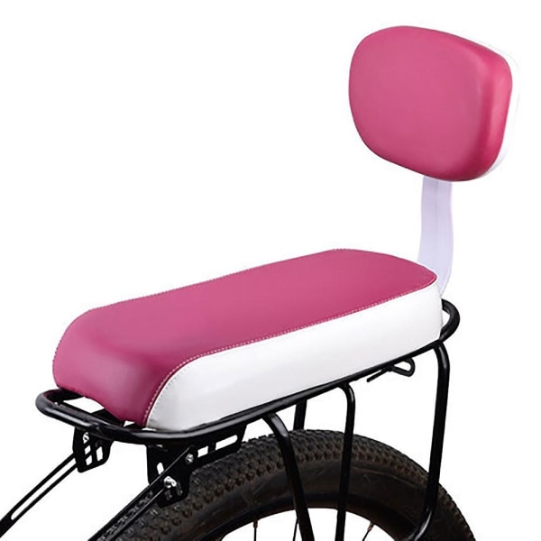 Cykel Tillbehör Delar Bicicleta Cykel Baksäte Sadel Barn Cykelsits med ryggstöd med handtag Armstöd Fotstöd Pedal - Perfet Back Seat - Pink