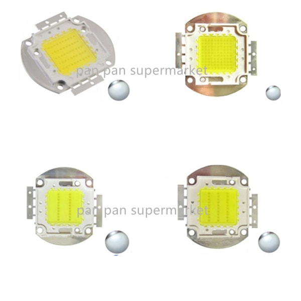 Vit / 10W 20W 30W 50W 100W LED-ljus Chip DC 12V 36V COB Integrerad LED-lampa Dioder DIY Floodlight Spotlight Glödlampa - Perfet Warm White