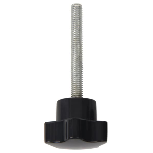 6 stk. M6 x 50 mm låsende stjerneformet plasthode hann-gjengeknapp grep-Perfet