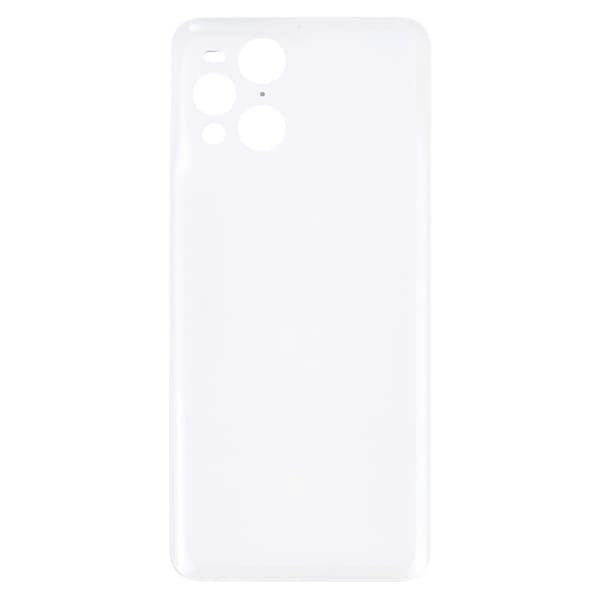 for OPPO Find X3 Pro/Find X3 Batterideksel - Perfekt White