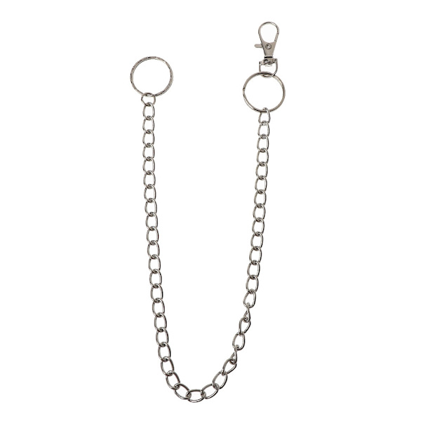Punk 16" Midjebyxor Kedja Bälte Plånbokskedja Hip Hop Pocket Chain för m/ Nyckelring Midjekedja Anti-lost för Nyckelring för null - 10