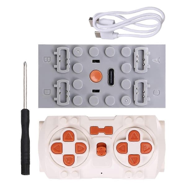 2.4G Bluetooth Litiumbatteri Power Pack APP Modul DIY Byggklossar Fjärrkontroll Kit leksaker-Perfet