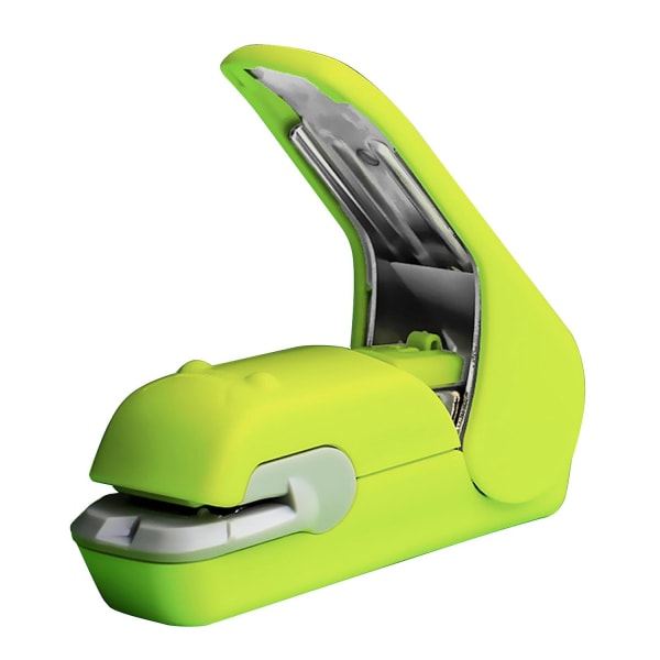 Stifteløs stiftemaskin Tidsbesparende Enkel nålløs håndstiftemaskin Mini Portable - Perfet Green