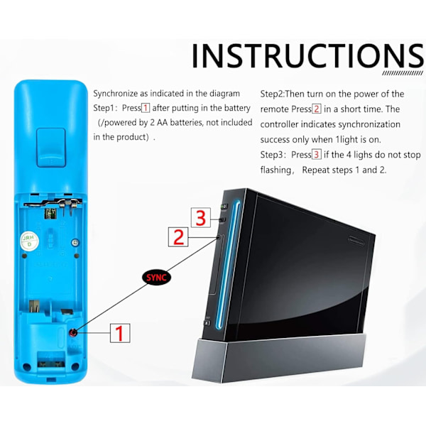 2-pakning med klassiske trådløse kontrollere som er kompatible med Wii og Wii U-Perfet