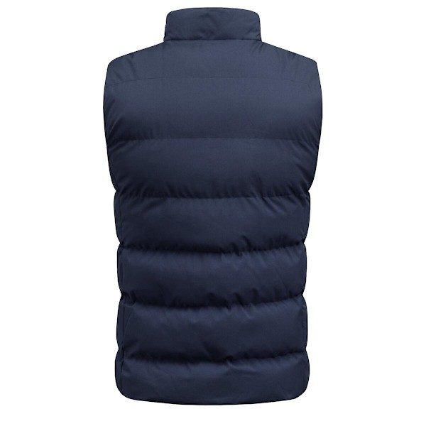 YOUTHUP Herrar Västar Casual Utomhus Quiltat Vinter Ärmlös Bodywarmer-Perfet Blue XL