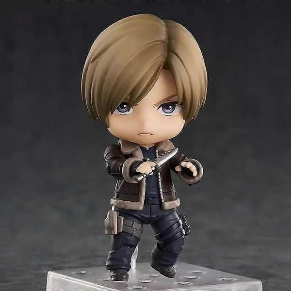 Resident Evil 4 Leon S. Kennedy Q Versjon Action Figur Anime PVC Modell - Perfekt