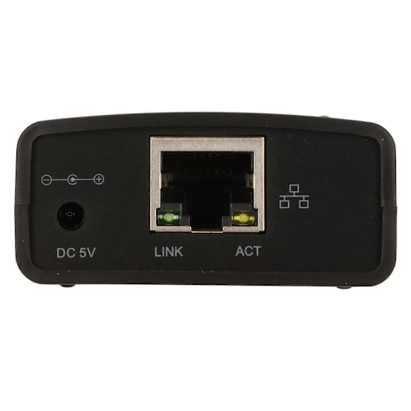 USB-utskriftsserver TCP IP LPR-utskriftsserver 10 Mbps 100 Mbps Standard RJ45 LAN-port USB trådlös förlängare delare 100-240V EU-kontakt Perfekt