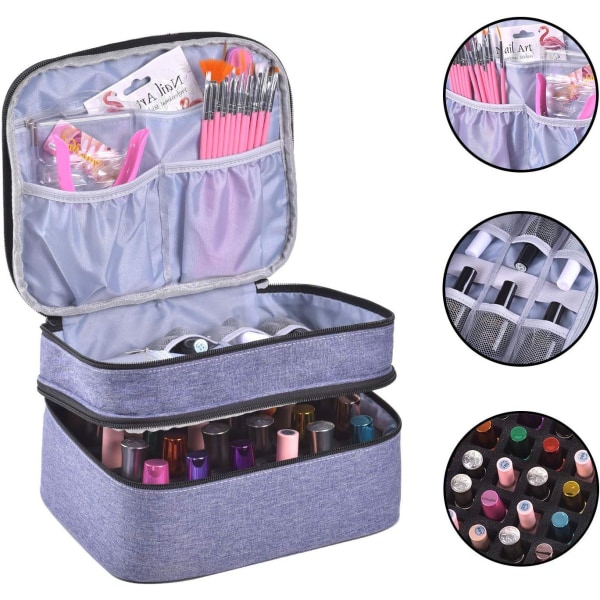 case - rymmer 30 flaskor (15 ml-0,5 fl.oz), case, organizer - Perfet