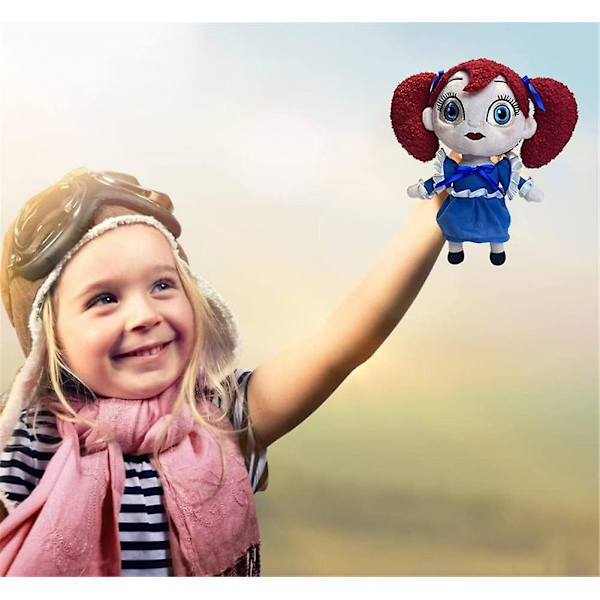 Qqdd Poppy Playtime Huggy Wuggy Plyschleksaker Blå Jul Tecknad Plyschdocka Realistisk Blå Korv Monster Skräck Jul Uppstoppad docka - Perfet Girl