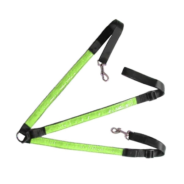 LED Hestebrystplate Krage Sele Høy Synlighet Sele Lys Webbing - Perfekt Green