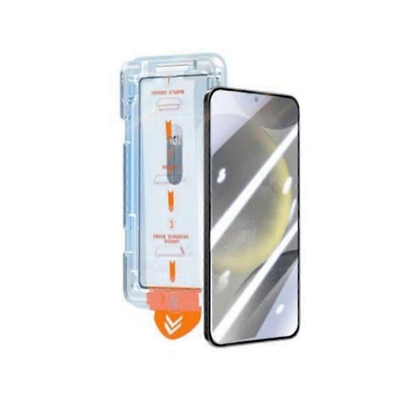 EvoTech Skjermbeskytter Kompatibel med Samsung S25/S24 Usynlig Artefakt Skjermbeskytter - Perfekt spyproof Samsung s24plus