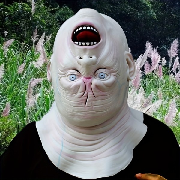 Halloween Horror Alien opp-ned hodemaske, old man cover Zombie djevel masker for menn - Perfet