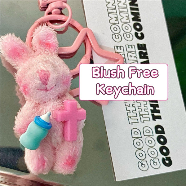 Bunny Phone Chain n INS Punk e Dolls Keychain Bag Decoration Pink