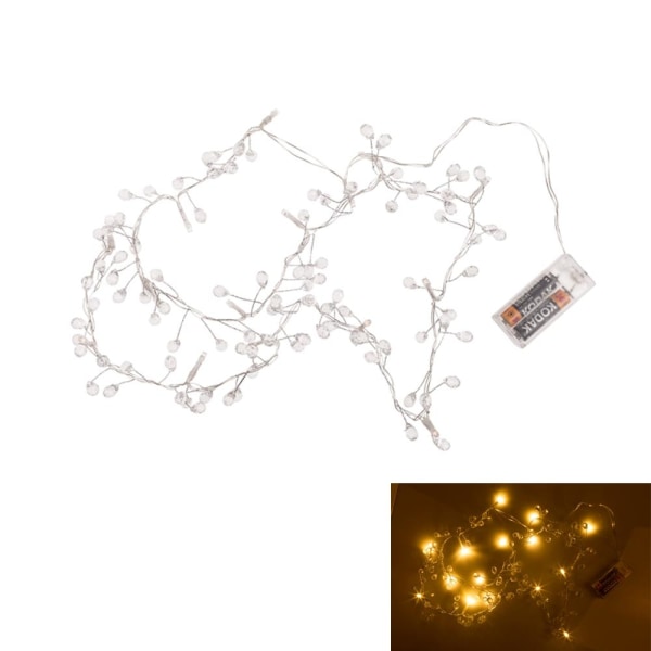 Lyssløjfe Indendørs / LED sløjfe - Batteridrevet white