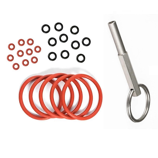 O-ring pakningssæt nøgleværktøj kompatibelt med Jura Capresso/Impressa maskiner bryggegruppe & drænventil O-Ri-Perfet