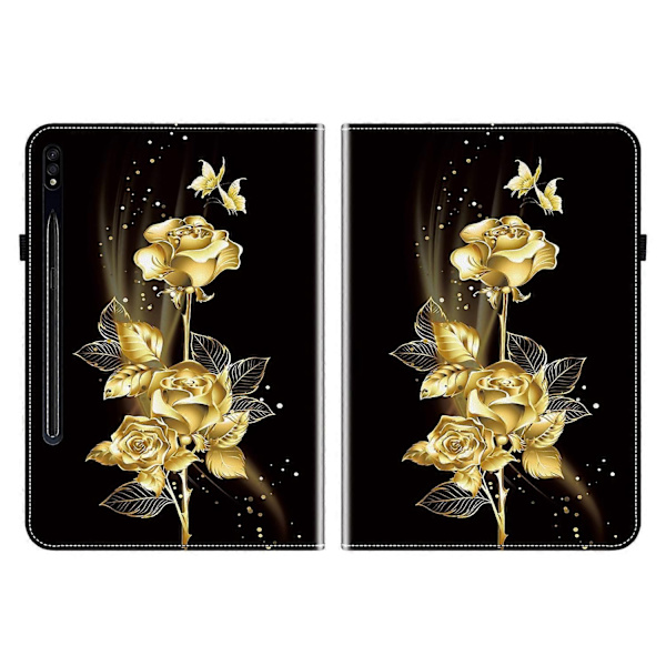 Krystaltekstur Malet Læder Tablet Case-Perfet For Samsung Galaxy Tab S7 / S8