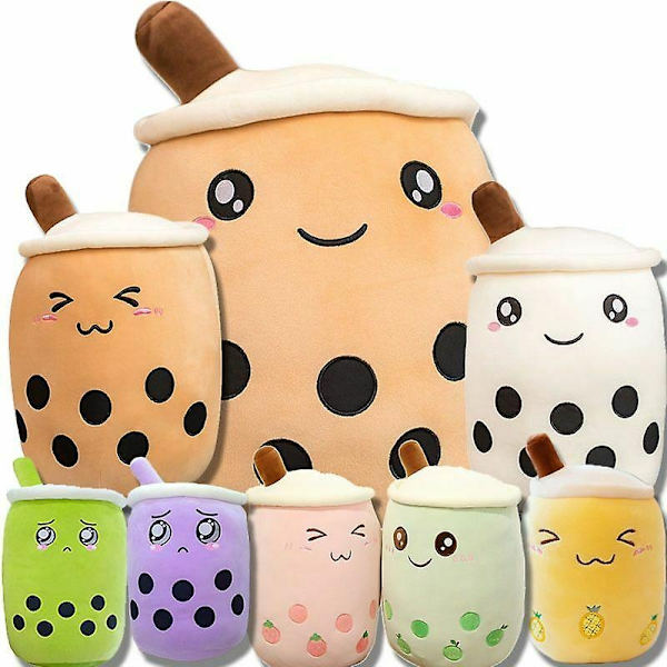35/50 cm Bubble Tea Boba Cup myk fylt plysjputepute Ka - Perfet White Blink 50cm 19.7in