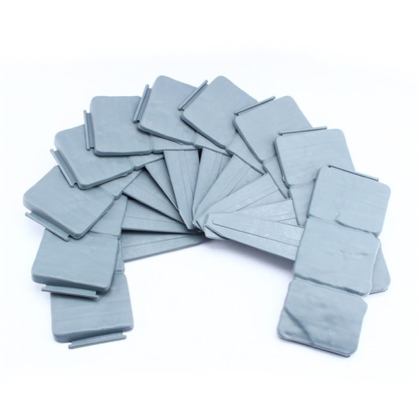 10 st Stone Effect Orange Garden Border Collapsible Patchwork - Perfet gray