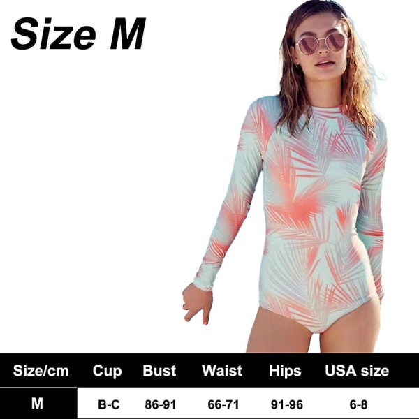 One Piece Baddräkt Female Sense Print Tight Sport Badkläder Surfing Baddräkt - Perfet