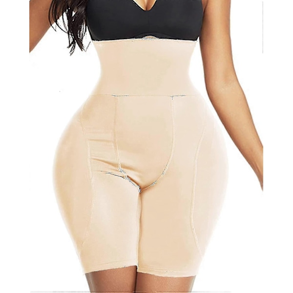 Höftkuddar för Kvinnor Shapewear Höftförstärkare Formande Underkläder Vadderade Rumppads Höftdoppskuddar - Perfekt Beige XX-Large