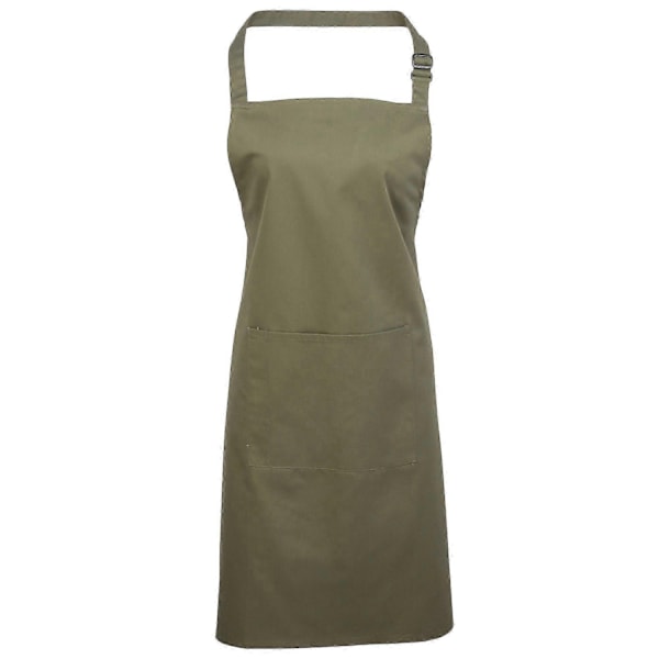 Premier Kvinners Fargerik Bib Forkle med Lommer/Overalls - Perfekt Olive