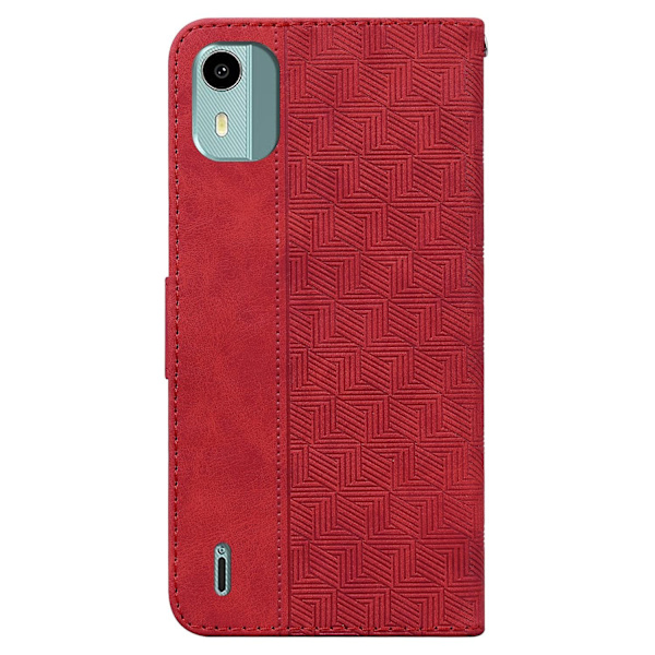 Kohokuvioitu phone case Nokia C12 -puhelimelle - Perfet Red