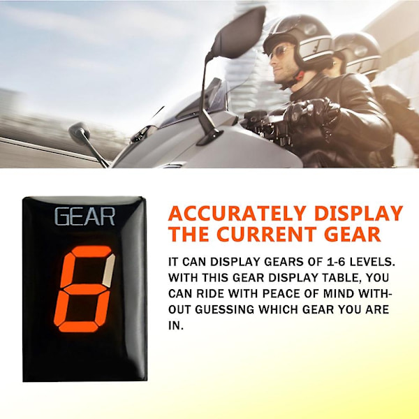 Växelindikator för Kawasaki Zx6r Zx-6r Zx6rr Zx-6rr Zx10r Zx-10r Z750 Z1000 Z 750 1000 Er-6n Er6n Motorcykel Växeldisplay Tabell - Perfekt