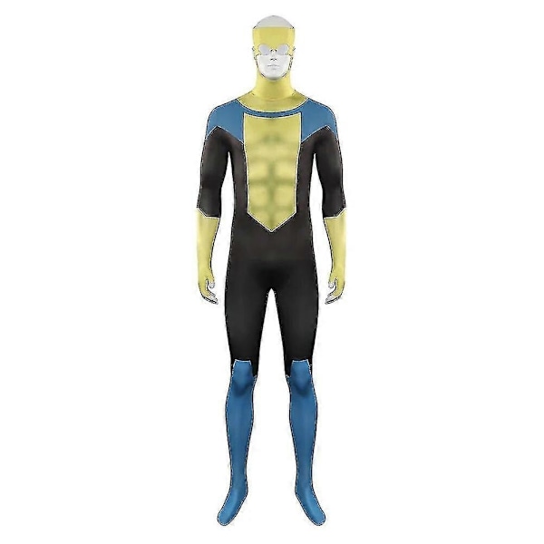 Invincible Omni Man Mark Nolan Cosplay -asu haalari viitta asut Halloween karnevaali juhlapuku aikuinen Y-Perfet yellow L