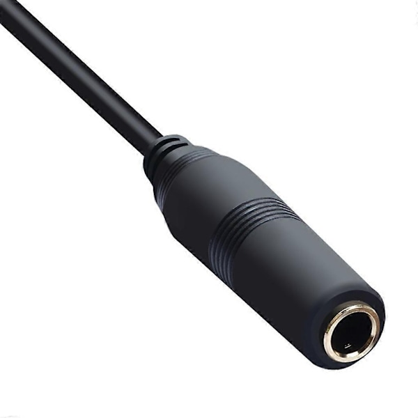 1/4'' TRS 6.35mm Han til 6.35mm Hun Stereo Kabel til Guitarforstærker - Perfekt Binaural 5m