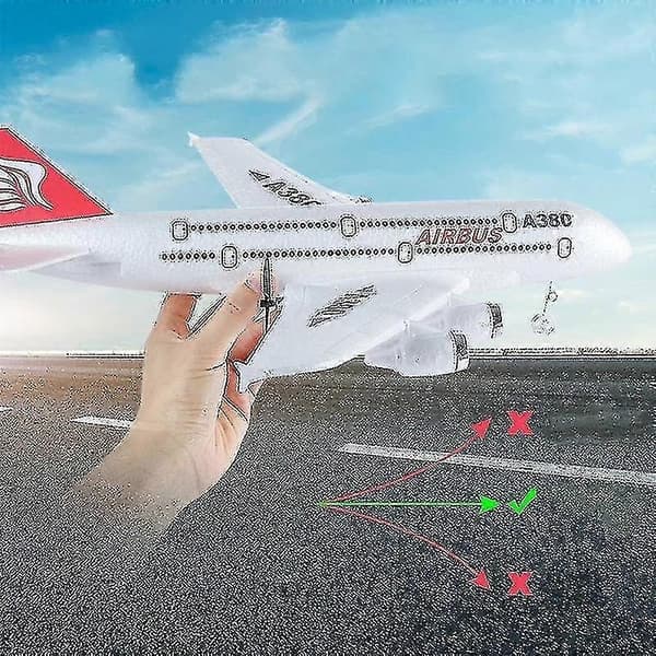 Airbus A380 Rc Flygplan Boeing 747 Rc Plan Fjärrkontroll Flygplan 2.4g Fast Vinge Plan Modell Rc Plan Leksaker för Barn Pojkar-Perfekt