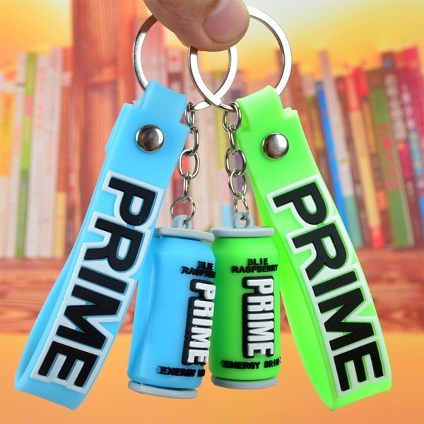 Prime Drink 3D Rubber Keychain Mode flaska nyckelringar för mig - Perfet Red