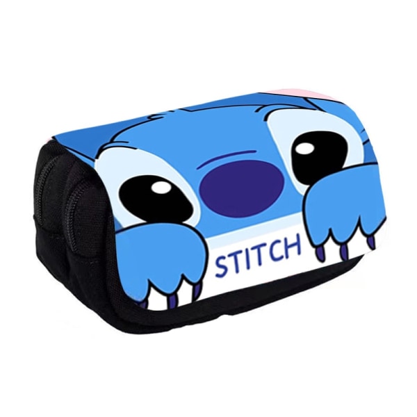 Stitch Cartoon Dobbeltlags Børns store brevpapiræske - Perfet Style 8