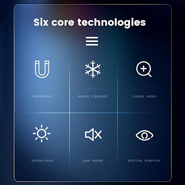 X42 Tablet-jäähdytin Tablet-jäähdytin RGB-värillinen valaistus 10 cm Magneettinen puolijohdejäähdytin Jäähdytys-Perfet