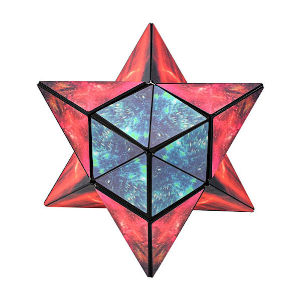 Magnetic Cube Compression 3D Hand Flip Puzzle-Perfet