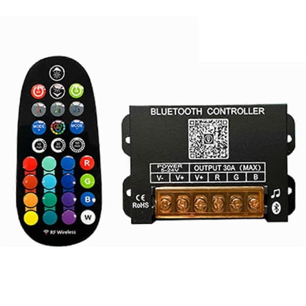 Bluetooth DC5-24V RGB LED Strip Lys Controller 30A 4-Wire 3-Kanal Konstant Spænding Lampe RF 29-Ke-Perfet