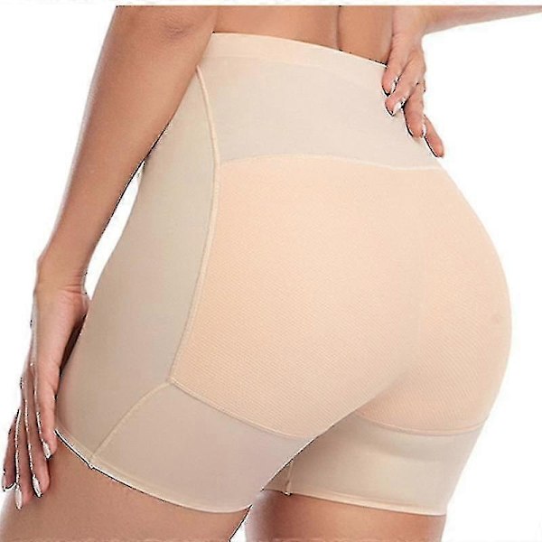 Mimigo Butt Lifter Byxor Sömlösa Vadderade Underkläder Kvinnor Butt Pads Hög Midja Tummy Control Shapewear-Perfet BEIGE L