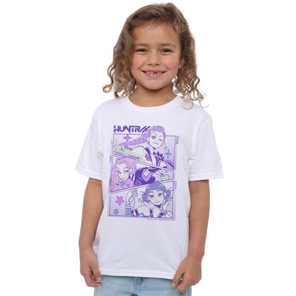 K-Pop Devil Hunter Barn T-shirt - Huntr/X Anime - Perfekt White 12-13 Years