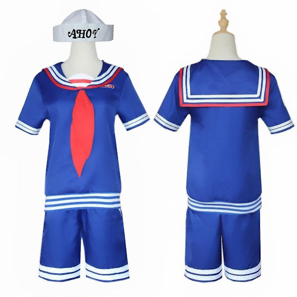 Stranger Things Säsong 3 Scoop Ahoy Steve Harrington Cosplay Kostym Halloween - Perfet man XS