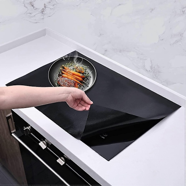 Stor Silikon Skyddsmatta för Induktionshäll, 52 cm x 78 cm Induktionshällsskydd Magnetiska Elektriska Spishällsskydd - Perfekt