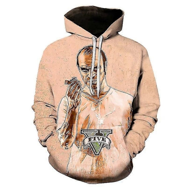 Höst 3d Grand Theft Auto Serien Tryckt Sweatshirt Casual Mode Dam Y2k Hoodies Toppar-Perfet DHZ8K231215C 130