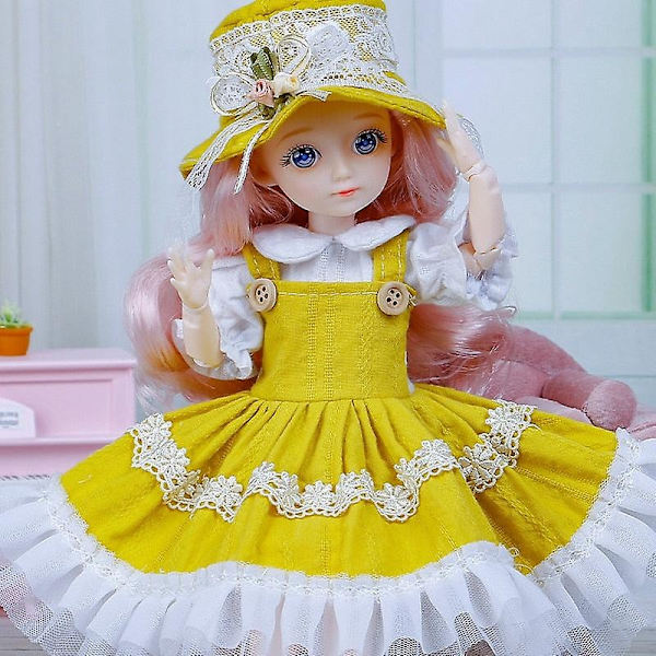 30 cm docka 1/6 Bjd docka eller kläder tillbehör prinsessa docka barn flickor födelsedagspresent leksaker - Perfekt 10 Clothes (a)