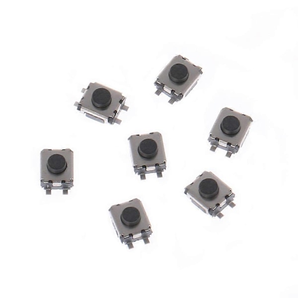 100 st 3x4x2mm 4-pins SMD Mikro Momentan Knappbrytare - Perfekt