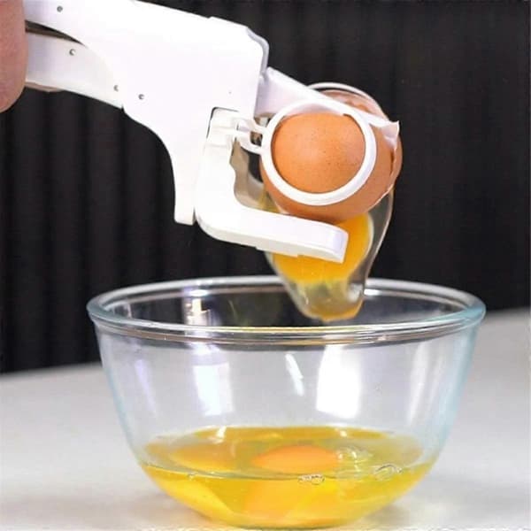 Eggeskalltang Håndholdt Plast Eggvisp Eggseparator Kjøkkenredskap Eggåpner-Perfekt