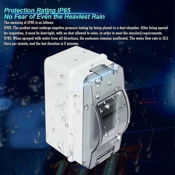 HT-2 IP65 Vandtæt Fordelingsboks Panel Installation 2 VEJS PC Udendørs Elektrisk MCB So-Perfet