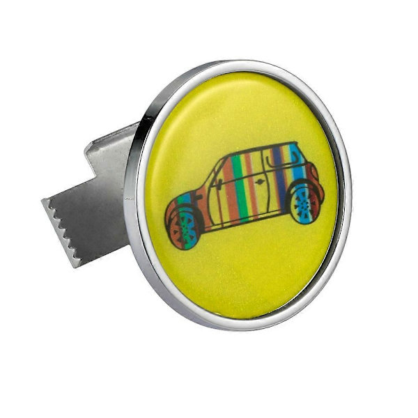 Metal 3D -etuiskosken grillin embleemin tarra MINI Cooper JCW S One Countryman R60 R61 F56 F60 -Perfet yellow car