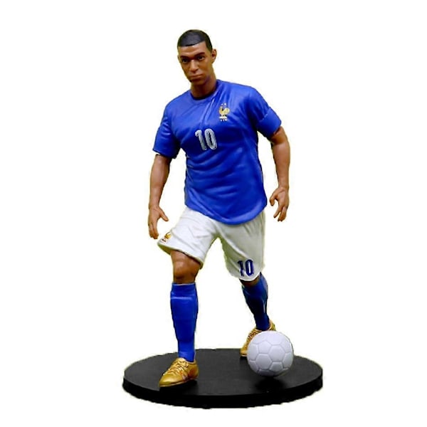 6pcs New Football Star FIFA C.Ronaldo  Messi Mbappe Model Dolls Cartoon Cute Action Figure Car Accessories Football Fans Gifts-Perfet 5